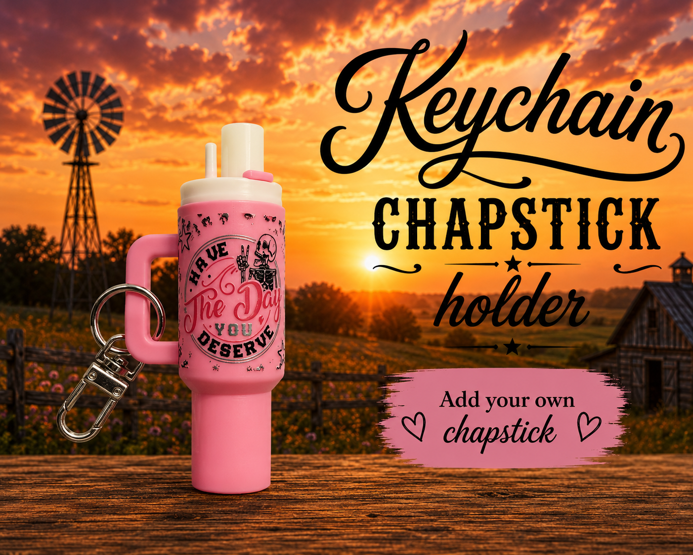 Light pink keychain