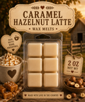Caramel hazelnut latte wax melts
