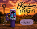 Dark purple keychain