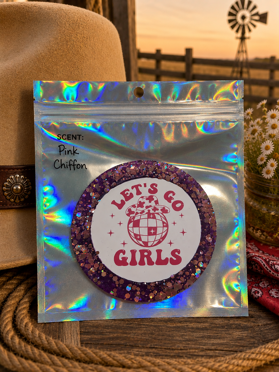 Let’s go girl - pink chiffon