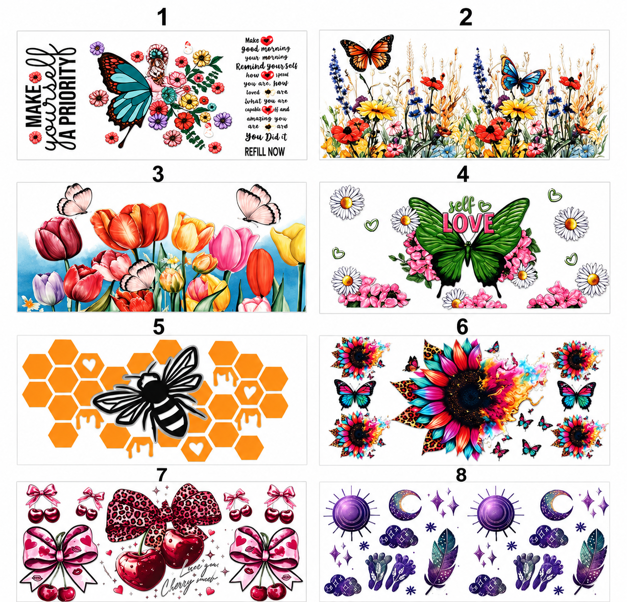 Flower/ butterfly wrap