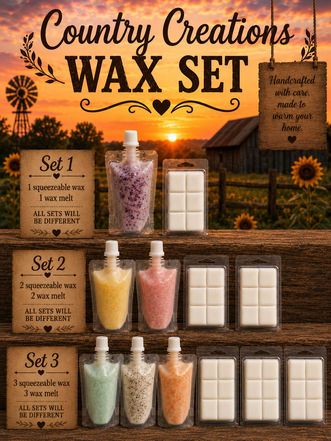 Wax sets