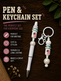 Pen & keychain set