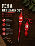 Pen & keychain set