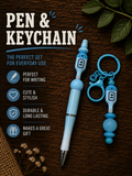 Pen & keychain set
