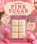 Pink sugar wax melts