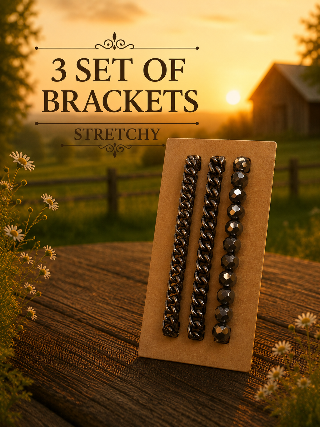 3 brackets set