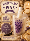 Vanilla shortbread squeezeable wax