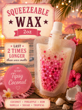 Tipsy coconut squeezeable wax