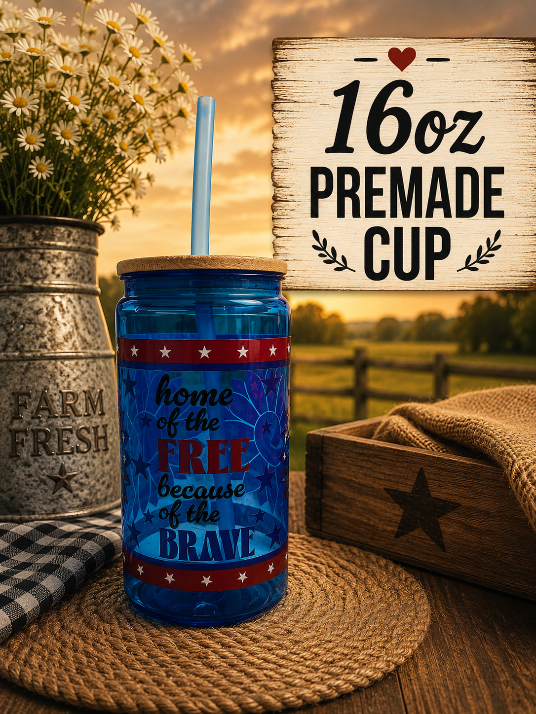 Premade cup