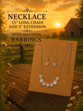 Necklace and earrings set