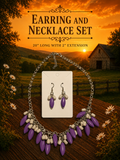 Necklace and earring set